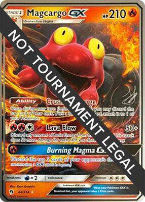 Magcargo GX - 2019 (Henry Brand) card from World Championship Decks