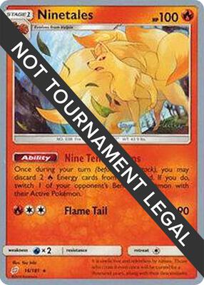 Ninetales - 2019 (Kaya Lichtleitner) card from World Championship Decks