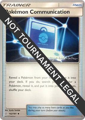 Pokemon Communication - 2019 (Kaya Lichtleitner) card from World Championship Decks