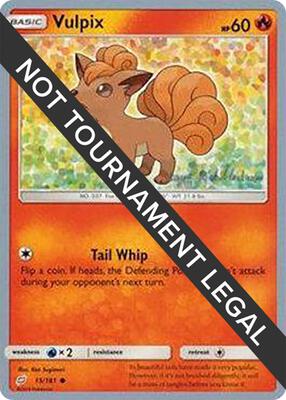 Vulpix - 2019 (Kaya Lichtleitner) card from World Championship Decks