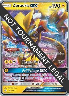 Zeraora GX - 2019 (Haruki Miyamoto) card from World Championship Decks
