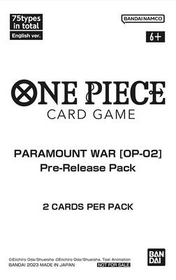 Paramount War - Pre-Release Pack card from Paramount War Pre-Release Cards