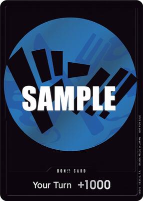 DON!! Card (Blue) card from One Piece Promotion Cards