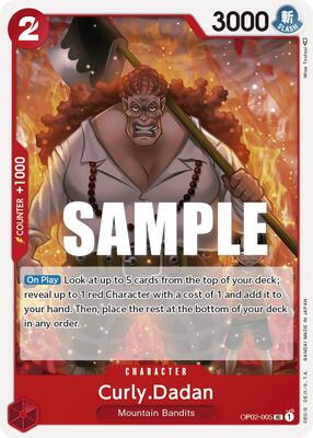 Curly.Dadan card from Paramount War