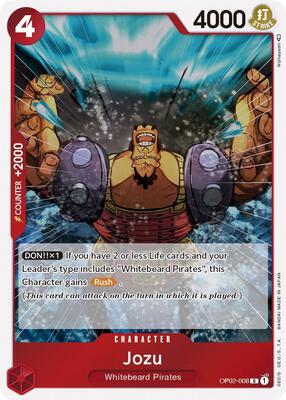 Jozu card from Paramount War