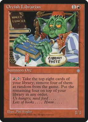 Orcish Librarian card from Ice Age