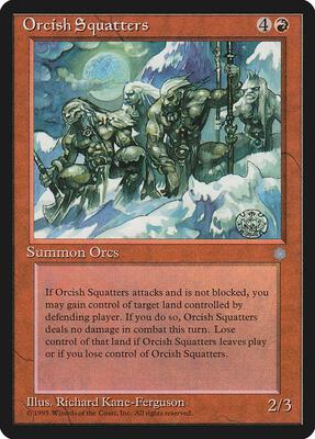 Orcish Squatters card from Ice Age