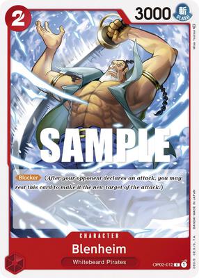 Blenheim card from Paramount War