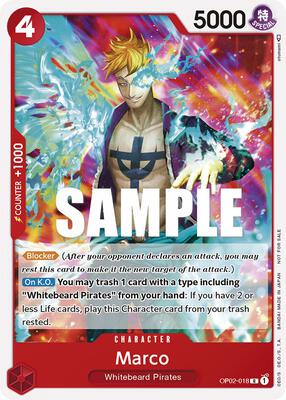 Marco (Promotion Pack 2023) card from One Piece Promotion Cards