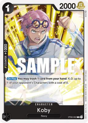 Koby (Promotion Pack 2023) card from One Piece Promotion Cards
