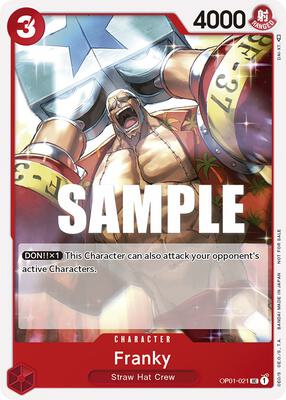 Franky (Tournament Pack Vol. 2) card from One Piece Promotion Cards