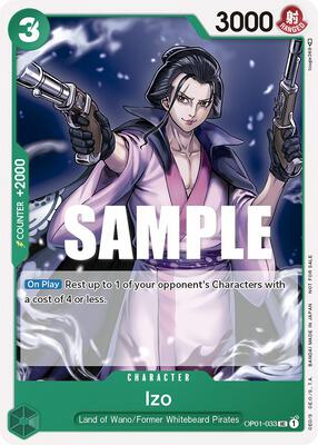 Izo (Tournament Pack Vol. 2) card from One Piece Promotion Cards