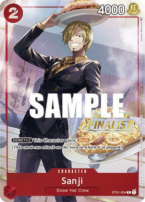 Sanji (Offline Regional 2023) [Finalist] card from One Piece Promotion Cards