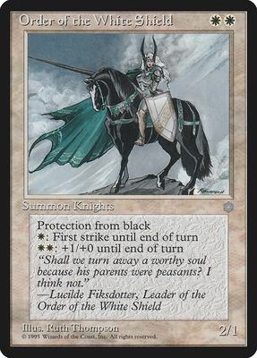 Order of the White Shield card from Ice Age