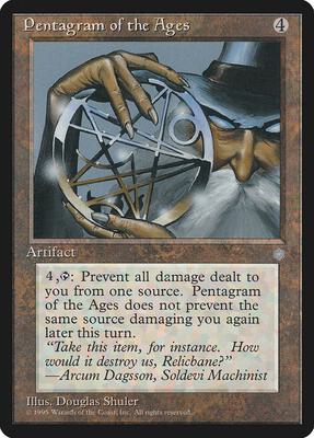 Pentagram of the Ages card from Ice Age
