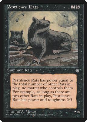 Pestilence Rats card from Ice Age