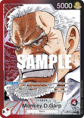 Monkey.D.Garp (002) (Alternate Art) card from Paramount War