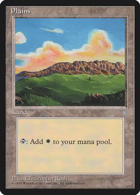 Plains (343) card from Ice Age