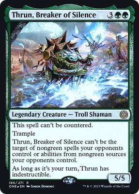 Thrun, Breaker of Silence card from Prerelease Cards
