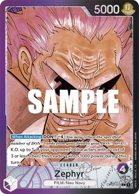 Zephyr (Alternate Art) card from Paramount War