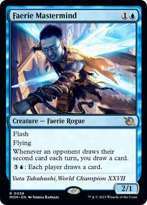 Faerie Mastermind card from March of the Machine