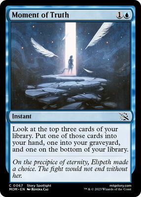 Moment of Truth card from March of the Machine