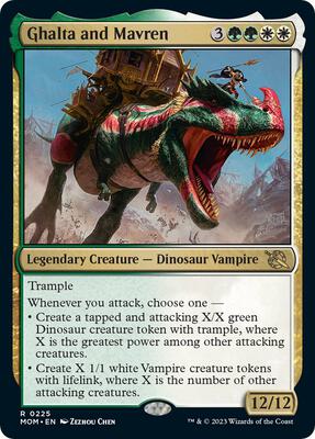 Ghalta and Mavren card from March of the Machine