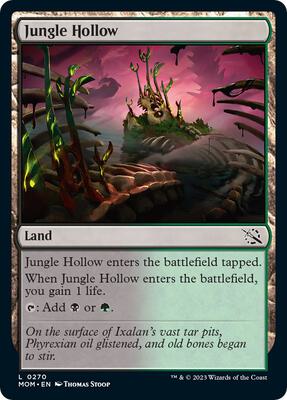Jungle Hollow card from March of the Machine