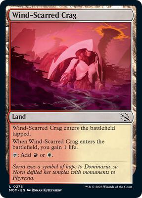 Wind-Scarred Crag card from March of the Machine