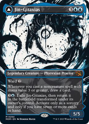 Jin-Gitaxias (Showcase) card from March of the Machine