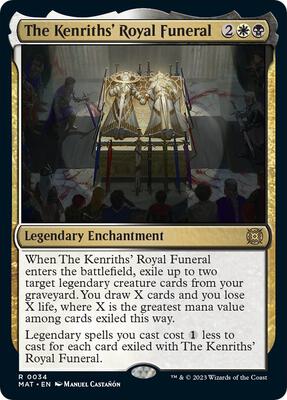 The Kenriths' Royal Funeral card from March of the Machine: The Aftermath