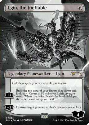 Ugin, the Ineffable (Borderless) card from Secret Lair Drop Series