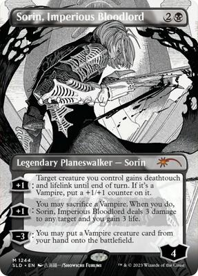 Sorin, Imperious Bloodlord (Borderless) card from Secret Lair Drop Series