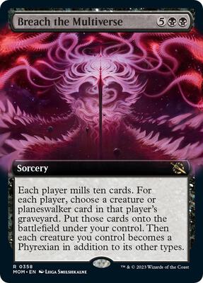 Breach the Multiverse (Extended Art) card from March of the Machine