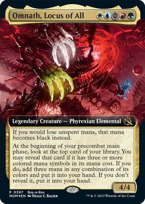 Omnath, Locus of All card from Buy-A-Box Promos