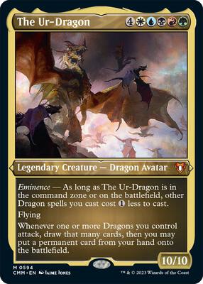 The Ur-Dragon (Foil Etched) card from Commander Masters