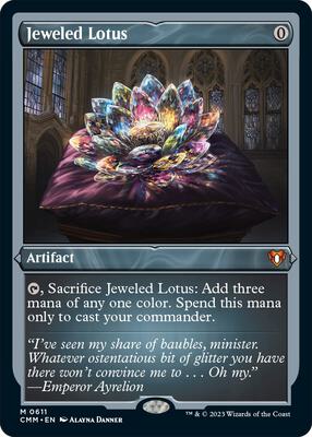 Jeweled Lotus (Foil Etched) card from Commander Masters