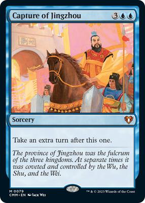 Capture of Jingzhou card from Commander Masters