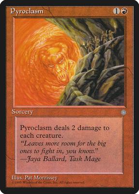 Pyroclasm card from Ice Age