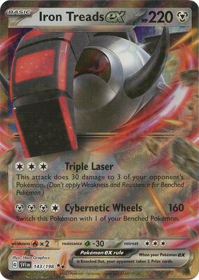 Iron Treads ex - 143/198 card from SV01: Scarlet & Violet Base Set