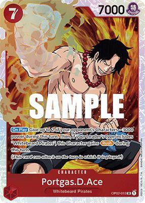 Portgas.D.Ace card from Paramount War