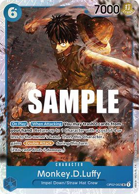 Monkey.D.Luffy (062) card from Paramount War