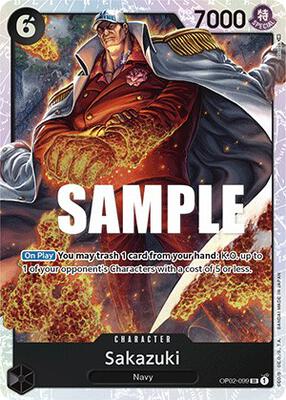 Sakazuki card from Paramount War