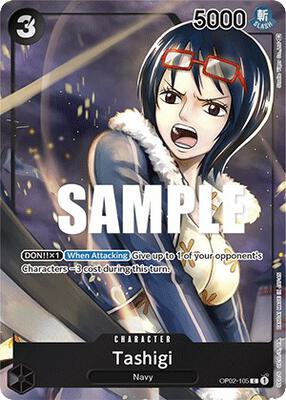Tashigi (Box Topper) card from Paramount War