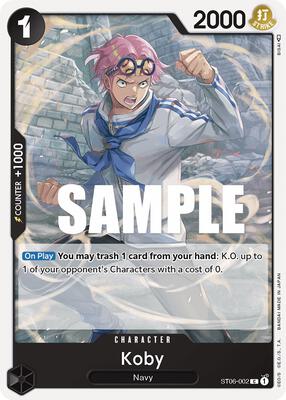 Koby card from Starter Deck 6: Absolute Justice