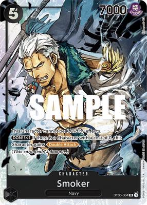 Smoker card from Starter Deck 6: Absolute Justice