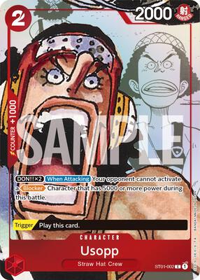 Usopp - ST01-002 (Alternate Art) card from One Piece Promotion Cards