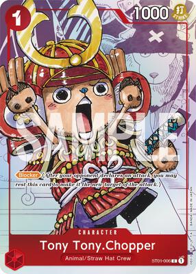 Tony Tony.Chopper - ST01-006 (Alternate Art) card from One Piece Promotion Cards
