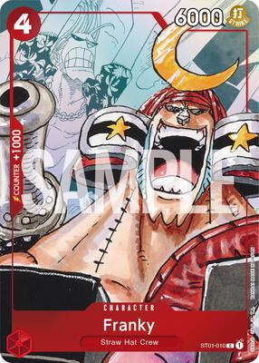 Franky - ST01-010 (Alternate Art) card from One Piece Promotion Cards