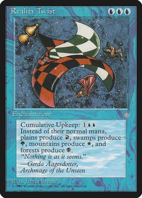 Reality Twist card from Ice Age